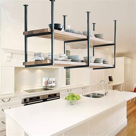 suspended ceiling mounted shelf bracket